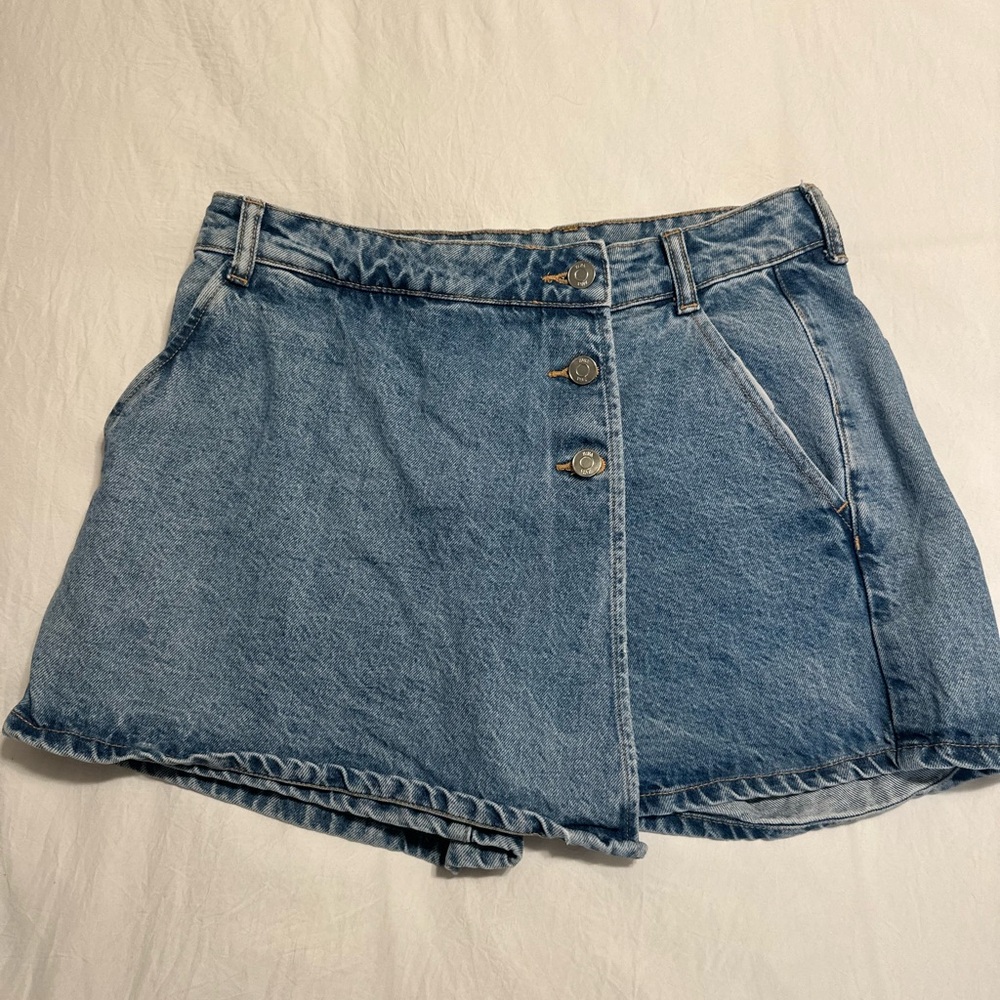 Zara Denim Women's Mini Skort